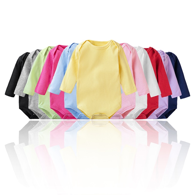 Kohandatud kammutatud puuvillane Baby Onesie